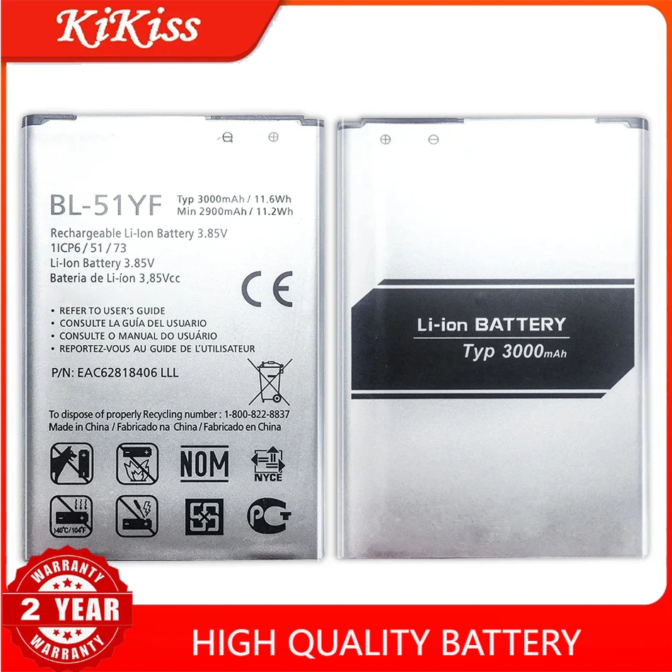 BL-51YF BL51YF BL 51YF Phone Battery for LG G4 H815 H811 H810 H815 H818 H819 V32 VS986 VS999 LS991 F500 F500S F500L US991 VS986