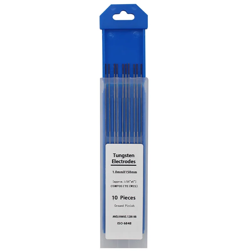 A Box of 1.0x 150mm Tungsten Electrode Tip TIG Wire Replacement Parts Suitable for WSME Super Series AC/DC Welding Machines