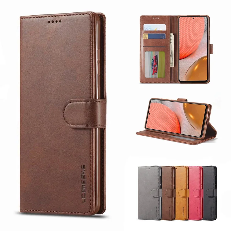 Leather Wallet Flip Case For Samsung Galaxy A54 A34 5G A14 A13 A23 A73 A24 A04 A33 A53 A73 A52 A42 A32 A12 A22 A02 Phone Cover