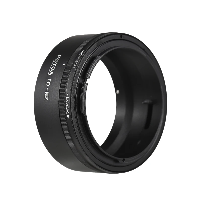 FOTGA High Precision Lens Mount Adapter Ring Aluminum Alloy for Canon FD-Mount Lens to Nikon Z6 Z7 Z50 Z-Mount Camera