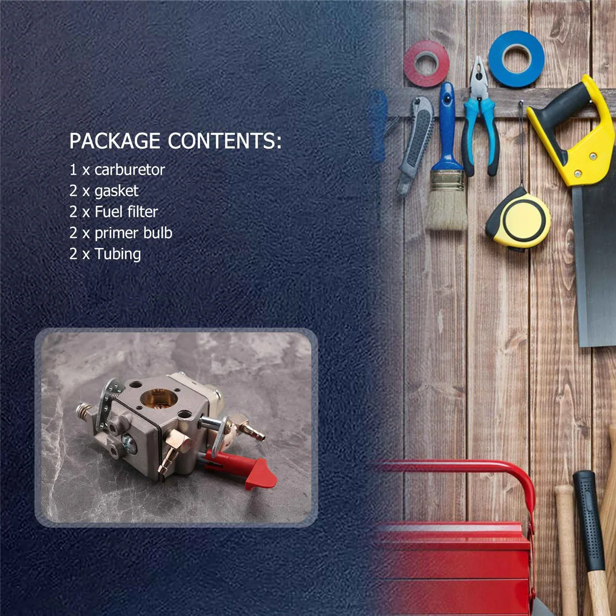 BOFF-คาร์บูเรเตอร์สําหรับWalbro Wt-668 Wt-997 RcสําหรับHPI Baja 5B 5T 5SC LOSI 5IVE-Tเครื่องยนต์คาร์บูเรเตอร์