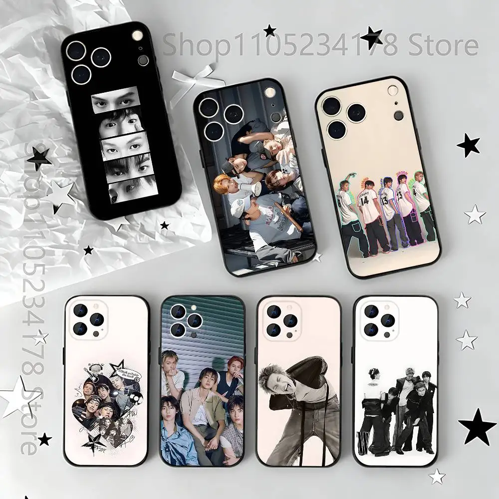 

K-Kpop C-CORTIS GO Phone Case For iPhone 17,16,15,14,13,12,11,Pro,Max,Plus,E,Air,Mini Black Shockproof Funda Cover