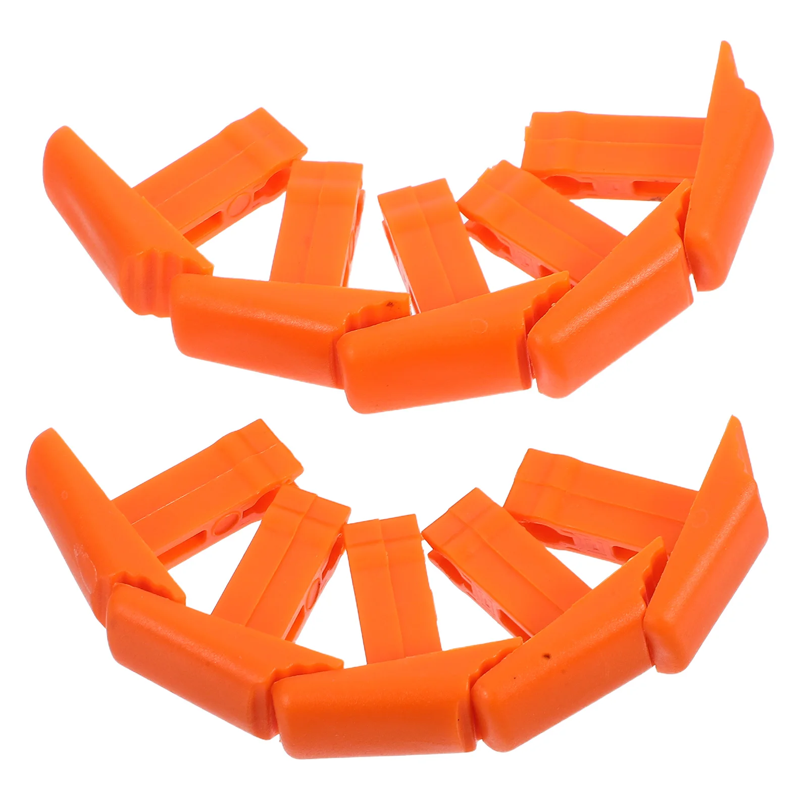 

10pcs Telescopic Switch Orange Plastic Lock Buckles Extension Ladder Replacement Parts Ladder Button Lock Slider Buckle
