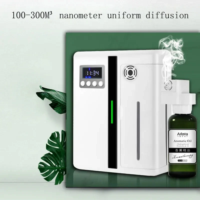 Scent Machine Aroma Diffuser Wall Mounted Hotel 160ML Aroma Diffuser With Fan Inside For Large Area Hotel Lobby Home Fragrance image 3