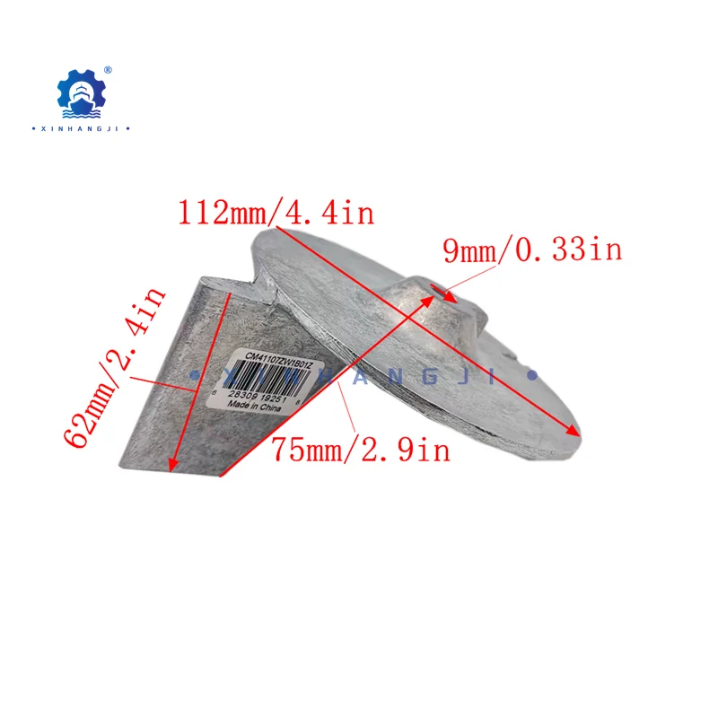 41107-ZW1-B01 41107-ZW1-B01 Boat Engine Anode for Mercury Quicksilver F60-130HP Manufacturer's direct supply