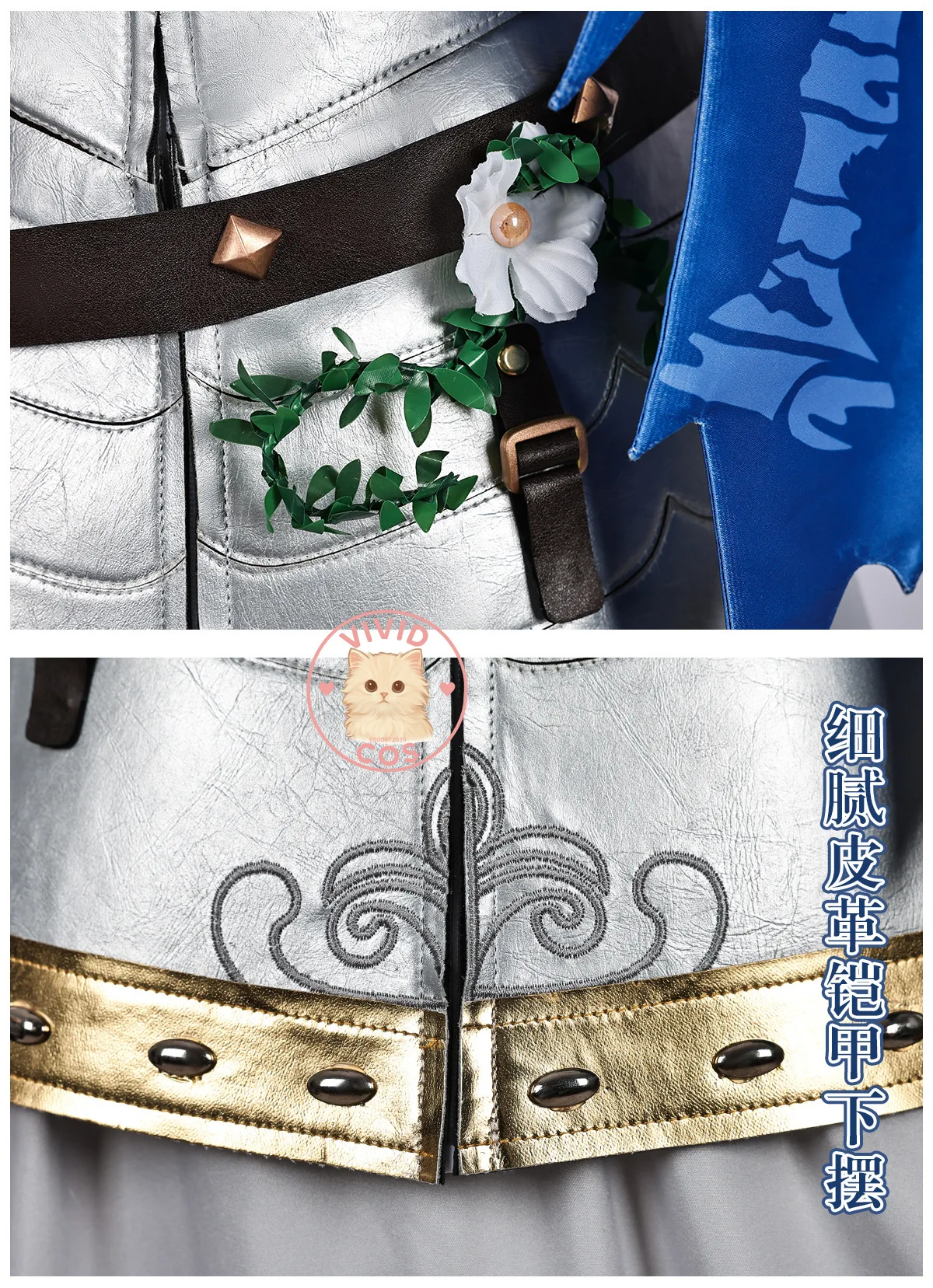 لعبة الهوية V Ada Mesmer أزياء لعب الأدوار الساخنة أزياء عالم النفس أنيمي فستان فضي عالي الجودة للنساء بدلة كوميك كون