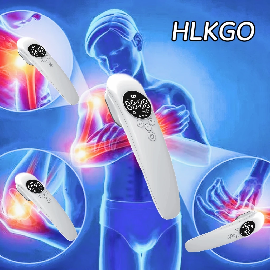 

Портативное инфракрасное лазерное устройство 650 нм + 808 нм, 14 диодов для облегчения боли в плечах, шее, спине и ускоренного ремонта тканей