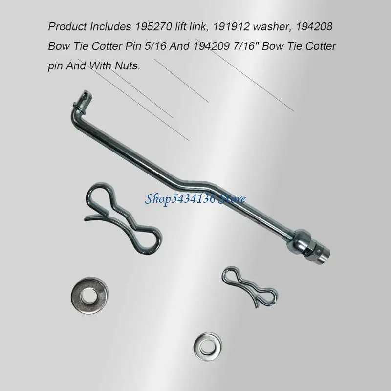H7ED Deck Lift Link for Lawn Tractors Includes 581506902 Link 191912 Washer and 194208 194209 Cotter Pins