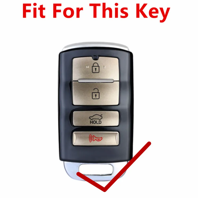 XIEAILI Genuine Leather 4Button Key Case Cover For Kia Cadenza K9 K7 K-04 Sorento K900 New K7
