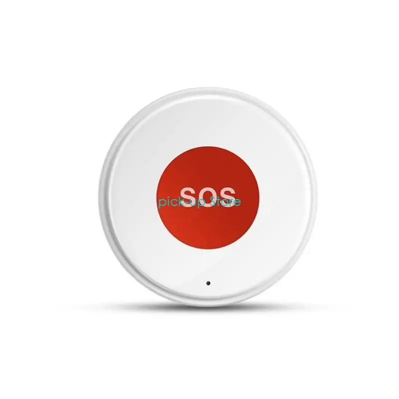 زر اتصال النداء لمقدمي الرعاية في حالات الطوارئ SOS مع اتصال WiFi لاسلكي يدعم المراقبة عن بعد عبر التطبيق 400 مللي أمبير في الساعة