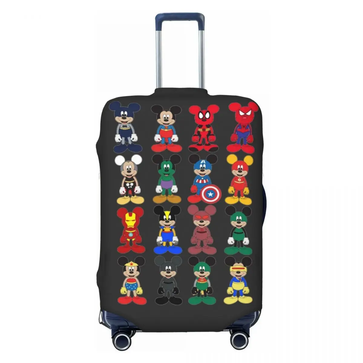 

Custom Mickey Mouse Anime Cartoon Suitcase Cover Elastic Travel Luggage Covers for 18-32 inch