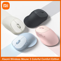 2025 New Xiaomi Wireless Mouse 3 Colorful Comfort Edition 2.4GHz Bluetooth Dual Mode 1200DPI Quiet Switch Portable Gaming Mouse