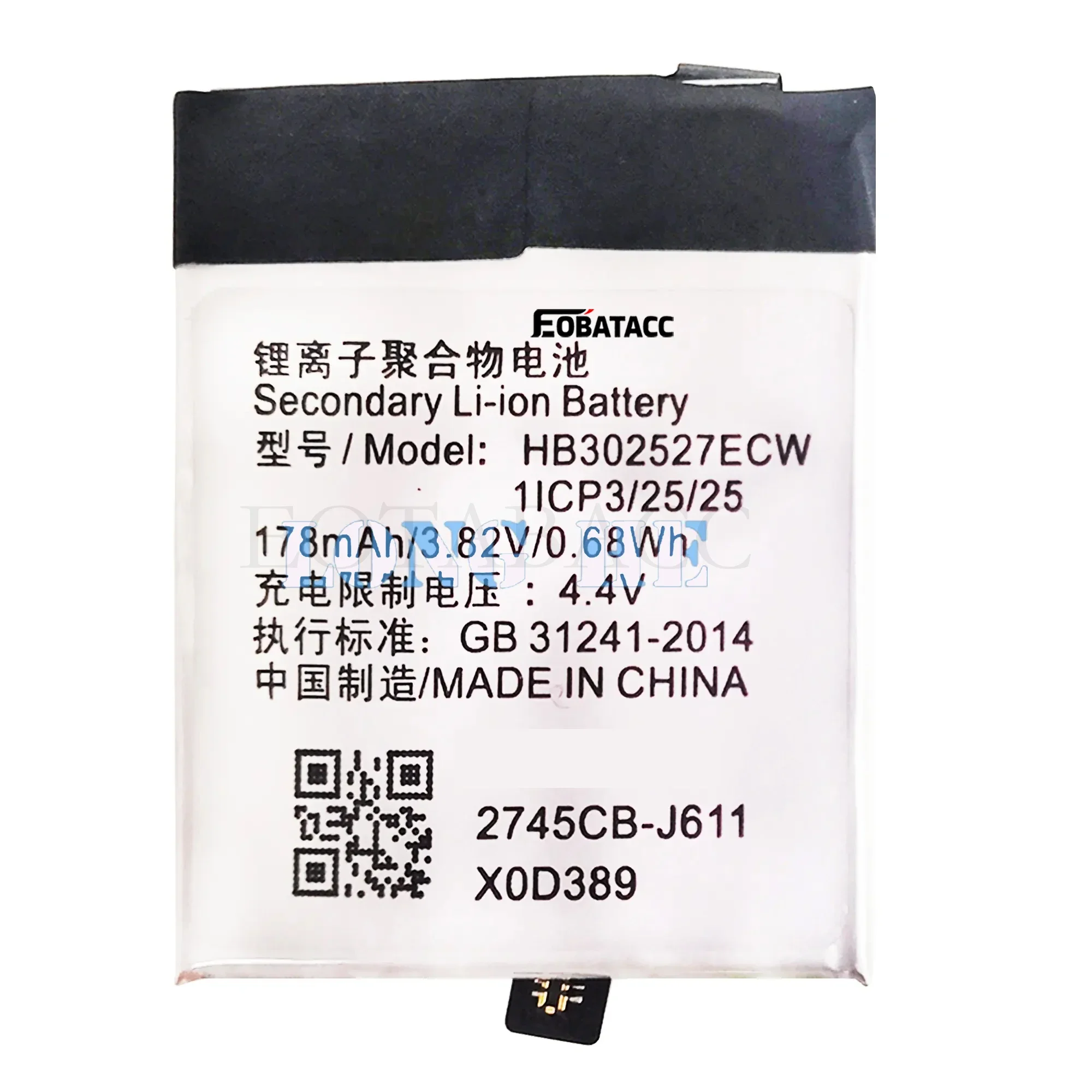 EOTABACC New 100% High Quality HB302527ECW Battery For HUAWEI Honor magic 1 Smart watch Bateria+ Free Tools