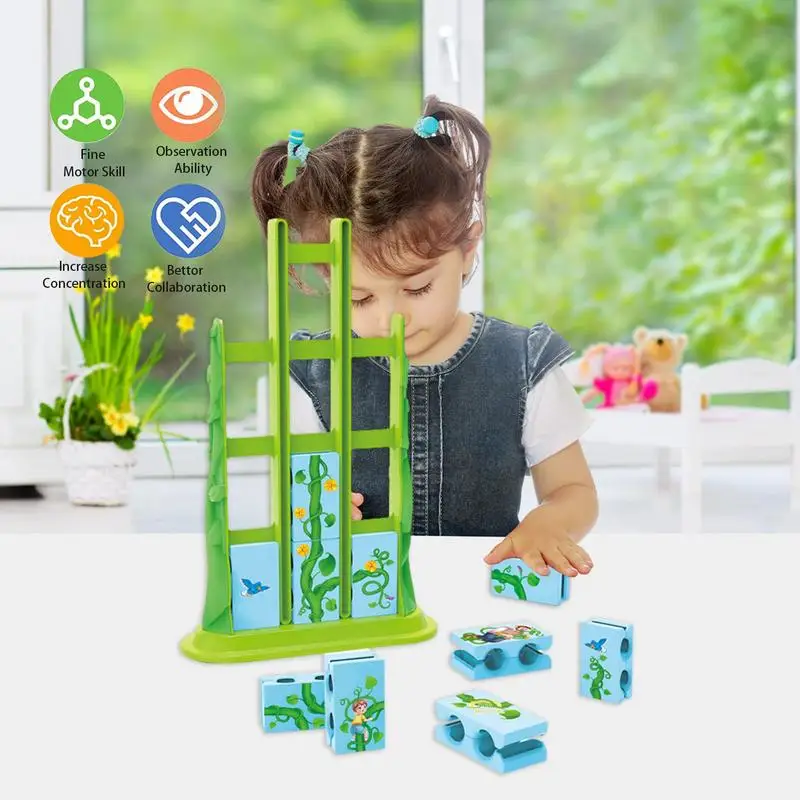 Jeux de société interactifs parent-enfant, jeu de puzzle de plantes pour enfants, jouets de bureau, activités d'apprentissage alth, jouet pour enfants