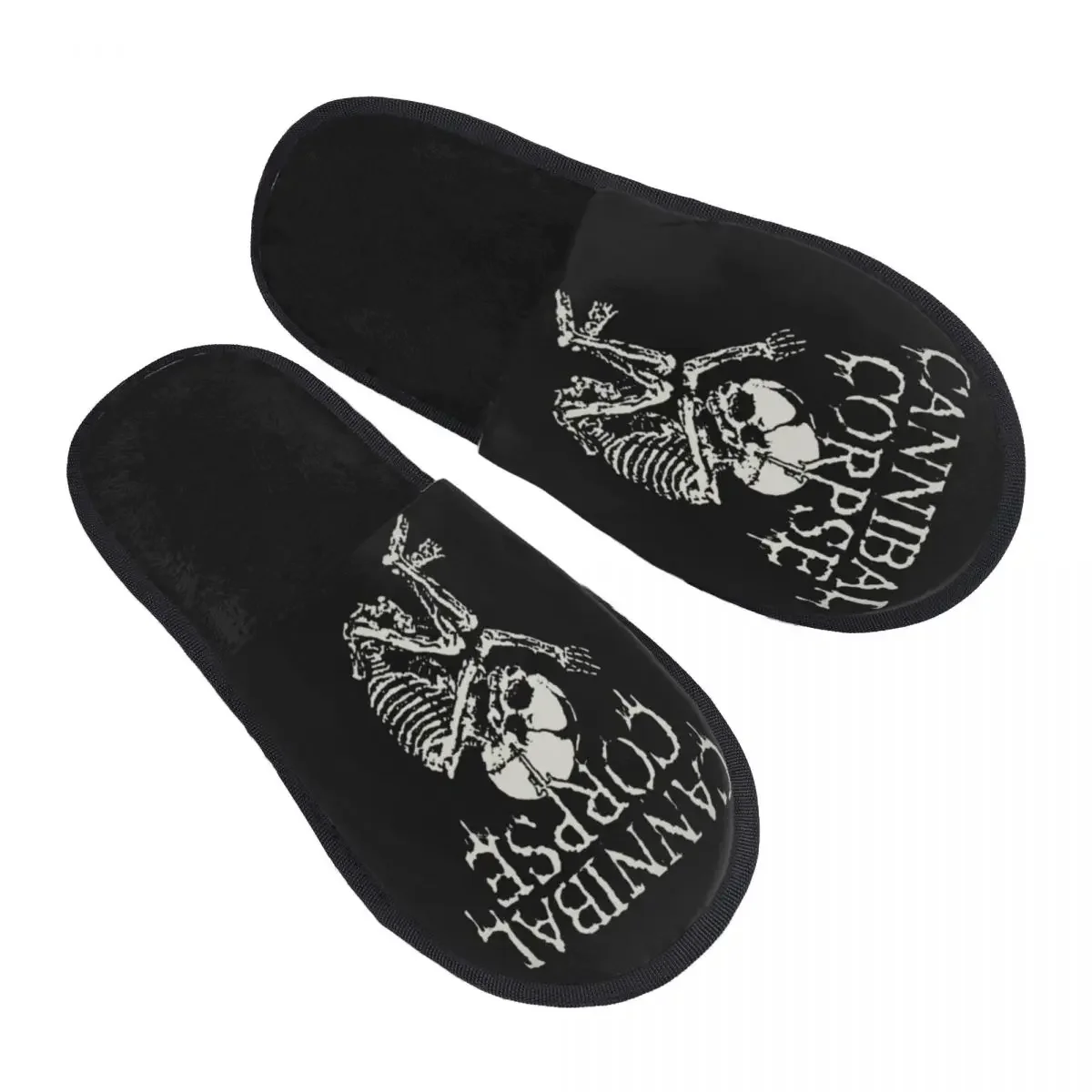 Winter House Slippers Cannibal Corpse Death BandB Merch Household Fur Slides Slippers Bedroom Cozy Anti-skid Slides