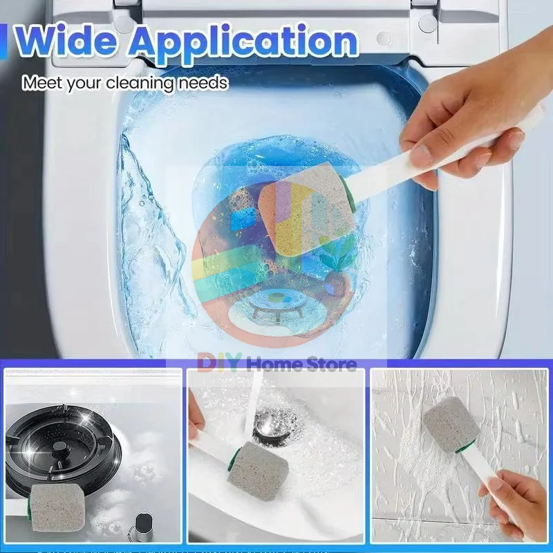1Pcs Pumice Stone Toilet Bowl Cleaner Non-Toxic Deep Decontamination Multipurpose for Household Bathroom Cleaning Use