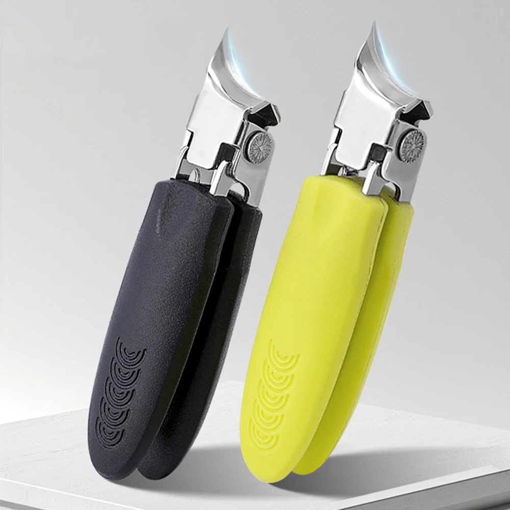 

Professional Super Sharp Slanted Nail Clippers Opening Anti-Splash Nail Clipper Stainless Steel Toenail Pliers Manicure Tools