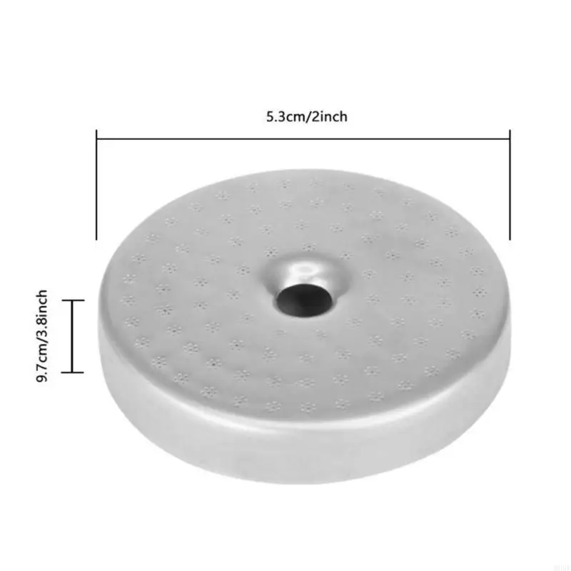 

808F Set of 3 Coffee Filter Screen Water Distribution Net Stainless Steel Coffee Filter Plate Coffee Filter Disk for Handle