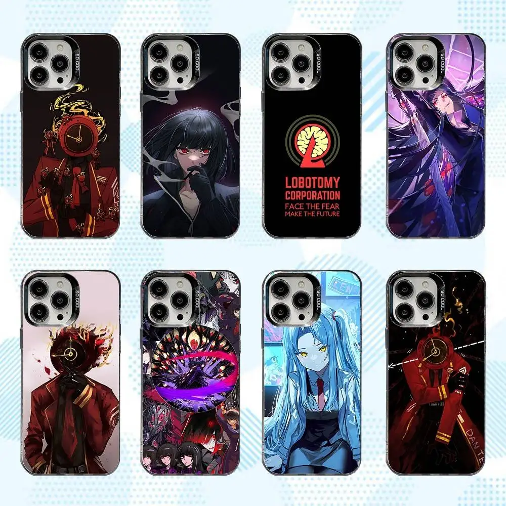 

L-Limbus Game Company Phone Case For iPhone 17,16,15,14,13,12,X,8,Pro,Max,Plus,E,SE4,Air,Mini IMD Matte Black