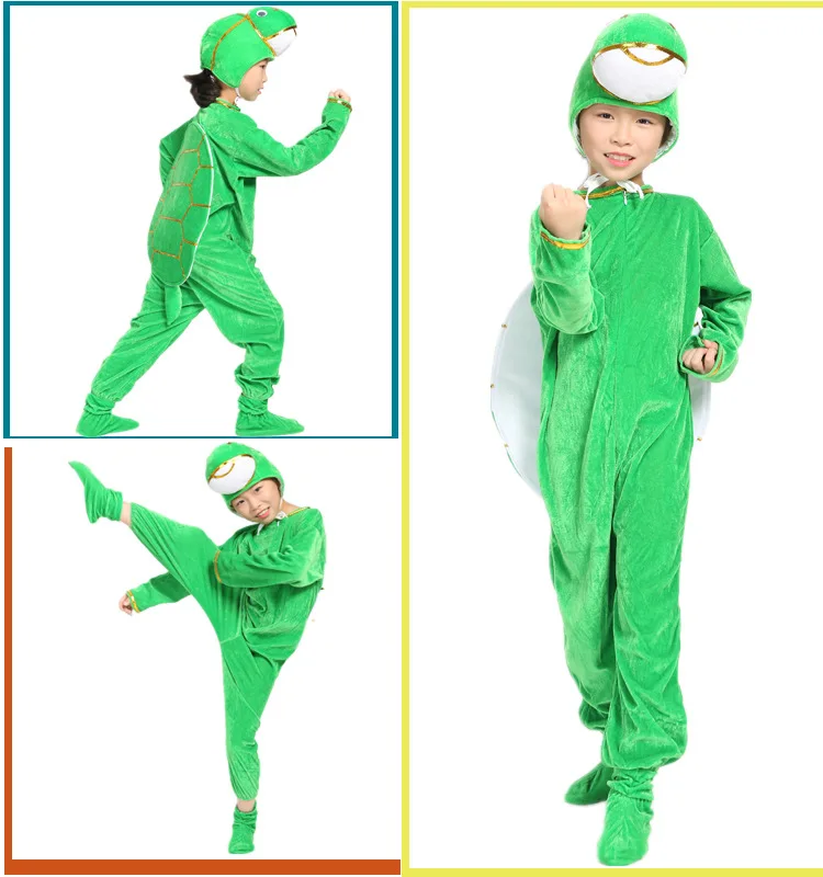Children Turtle Tortoise Animal Costume Halloween Costumes for Girls Boys One Piece Hat Shell Easter Cosplay Birthday Gift view 5