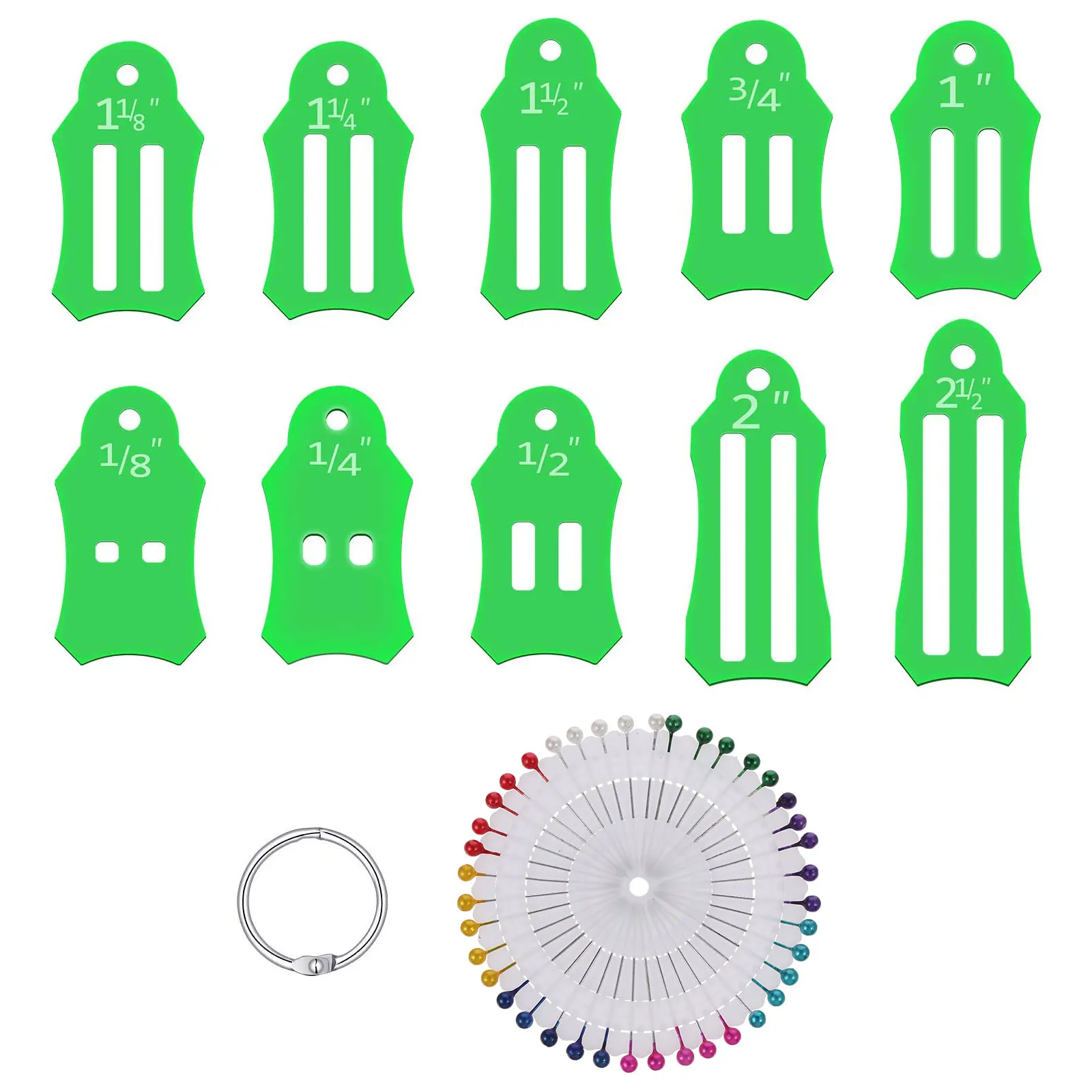 مجموعة واحدة من أدوات صانع اللحف DIY أداة شريط التحيز من القماش المرقعة ملحقات الخياطة خفيفة الوزن ومحمولة وسهلة الاستخدام وسريع ودقيق #6