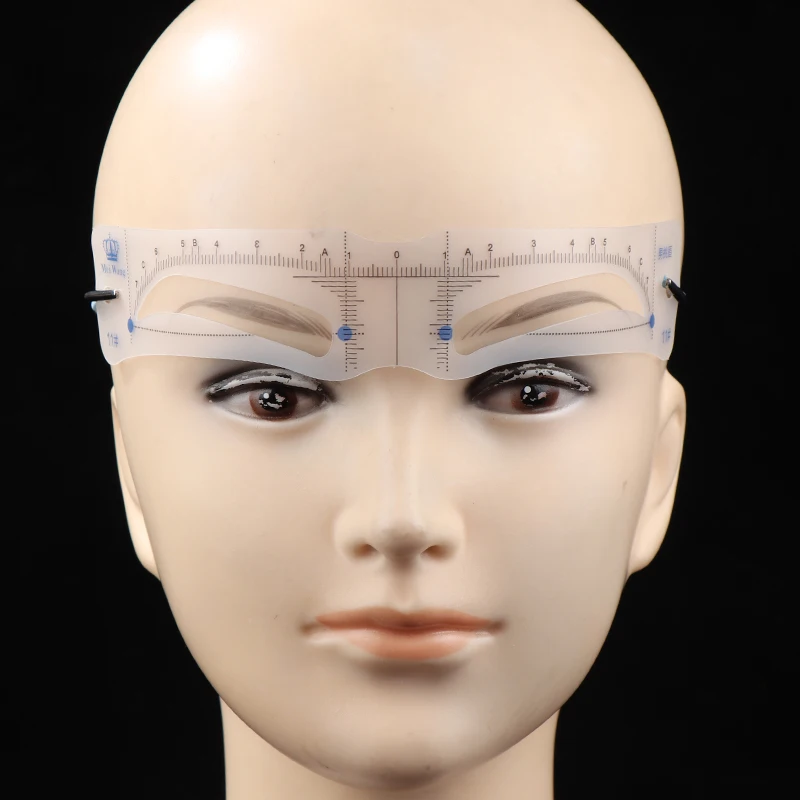 Z. 12 Plantillas de Silicona para Cejas, Guía de Dibujo de Cejas, Tarjeta Plantilla, Herramientas de Maquillaje DIY