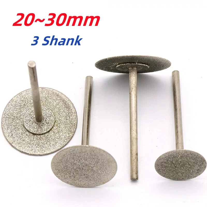 3mm Shank Grinding Bit Accessory Ultra-Thin T Head Mounted Point Stone Jade Carve Polish Engrave Tools
