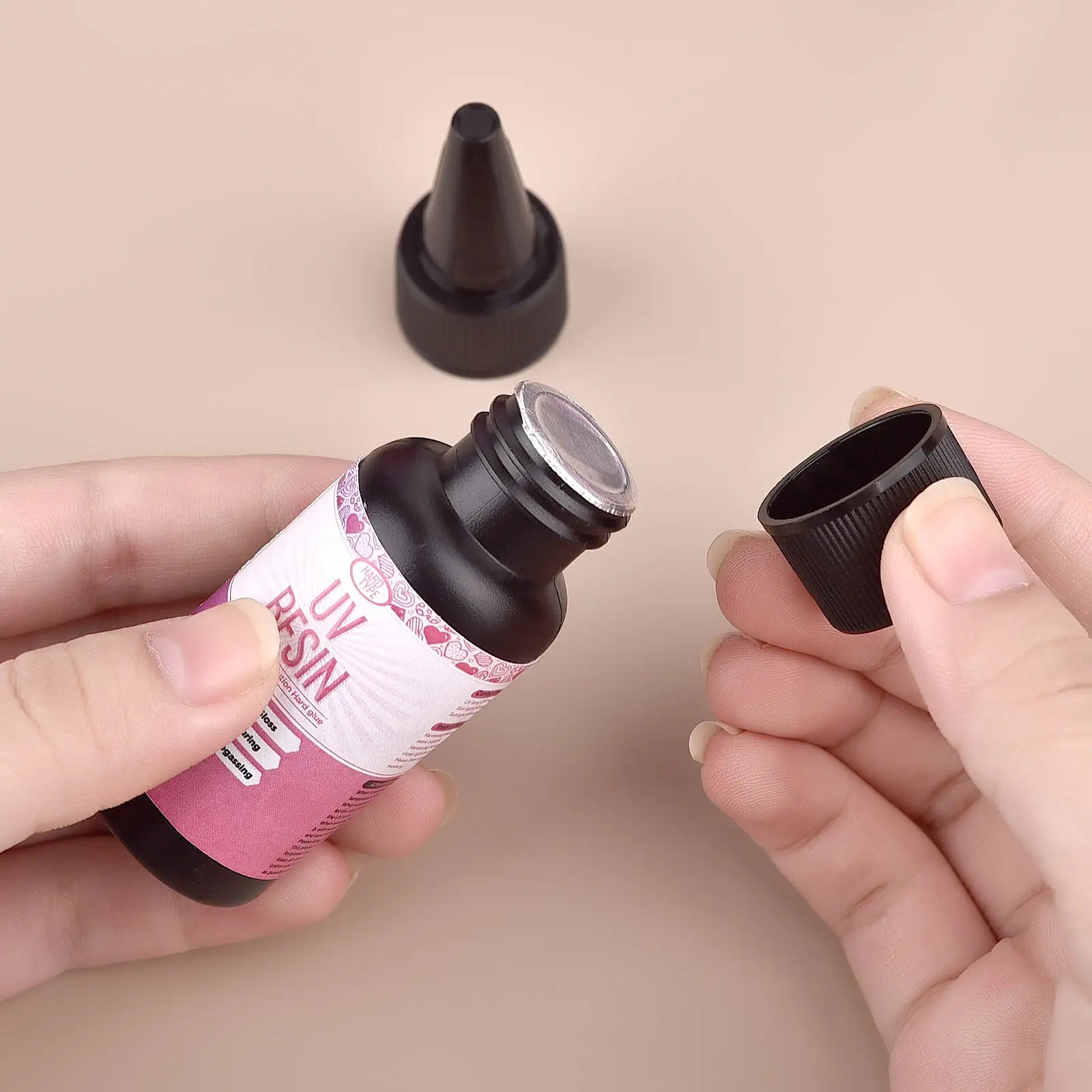 Lem UV Resin epoksi cepat kering transparan tinggi 20-1000g untuk lem Resin cair bening kekerasan pembuatan Aksesori Perhiasan DIY