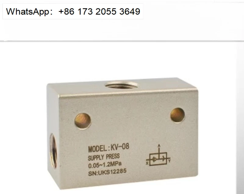 Pneumatic Shuttle Valve KV-06 KV-08 KV-10 KV-15 KV-20 KV-25 Air Control Valve Pneumatic Component