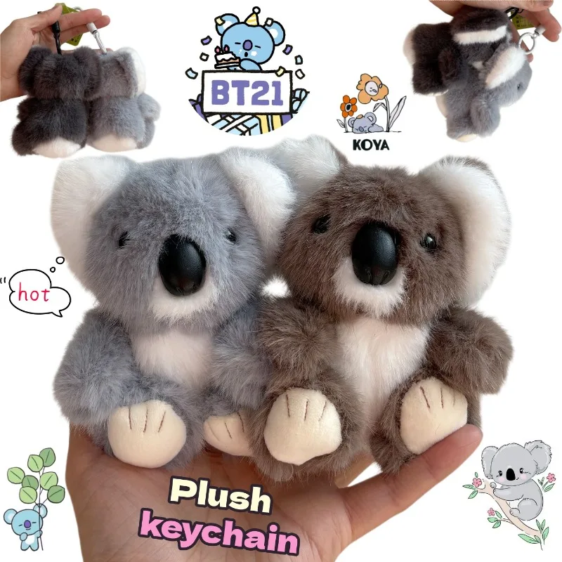 

Koya plush small pendant, cute and fashionable cartoon creative doll toy, couple bag and backpack accessory, keychain, gift