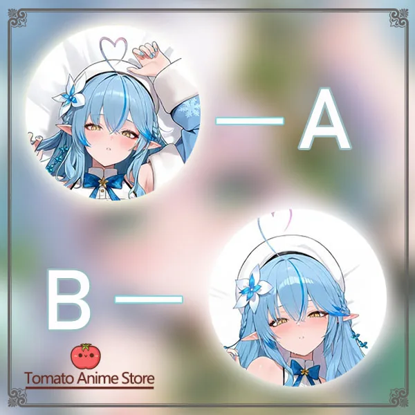 

Hololive Yukihana Anime Game Dakimakura Hing Body PillowCase Cushion Otaku Bed Linings Xmas