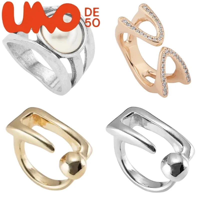 

2025 New European Fashion UNOde50 Exquisite Ring - Affordable High end Luxury Jewelry!