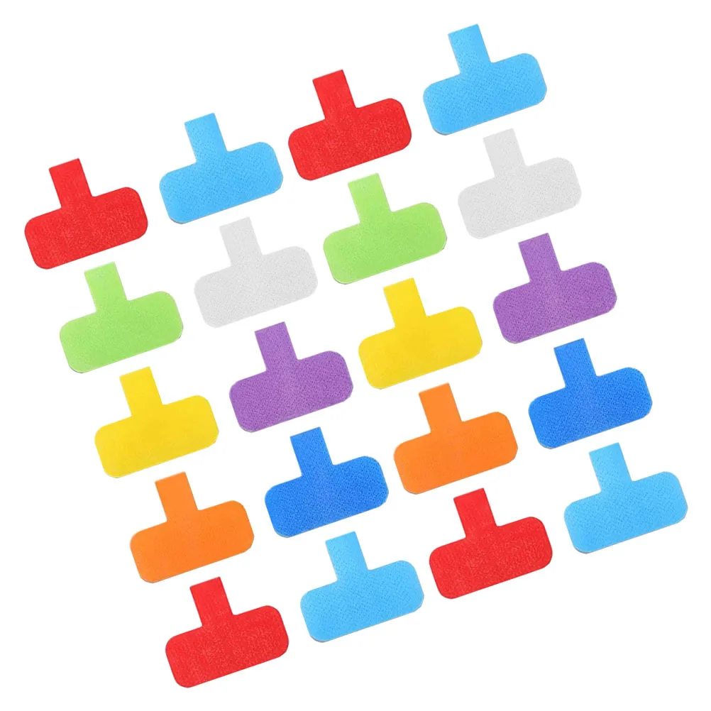 

20Pcs Nylon Cable Tags Core Cable Labels Reusable Flexible Organizer for Easy Cord Management Home Office Travel