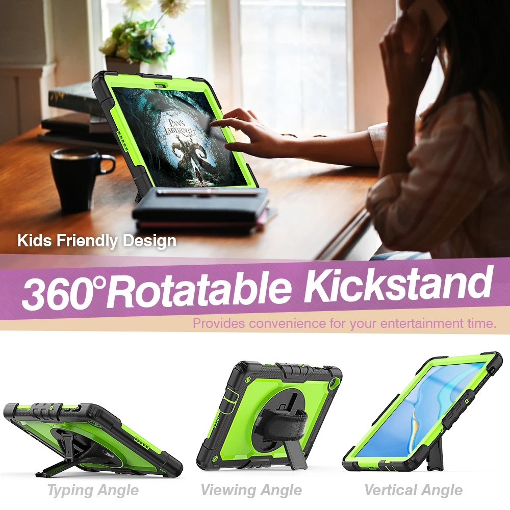 Capa Antidrop Tablet à Prova de Choque, Capa para Lenovo Tab, M10, M8, HD Plus, 10.3 ", 10.1", 8 ", Hand Held, Shoulder, Back