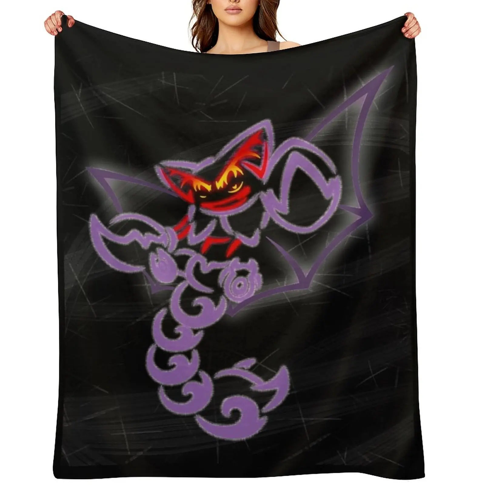 

Gliscor Tribal Design Classic T-Shirt.png Throw Blanket Flannel Fabric Moving christmas decoration Thermals For Travel Blankets