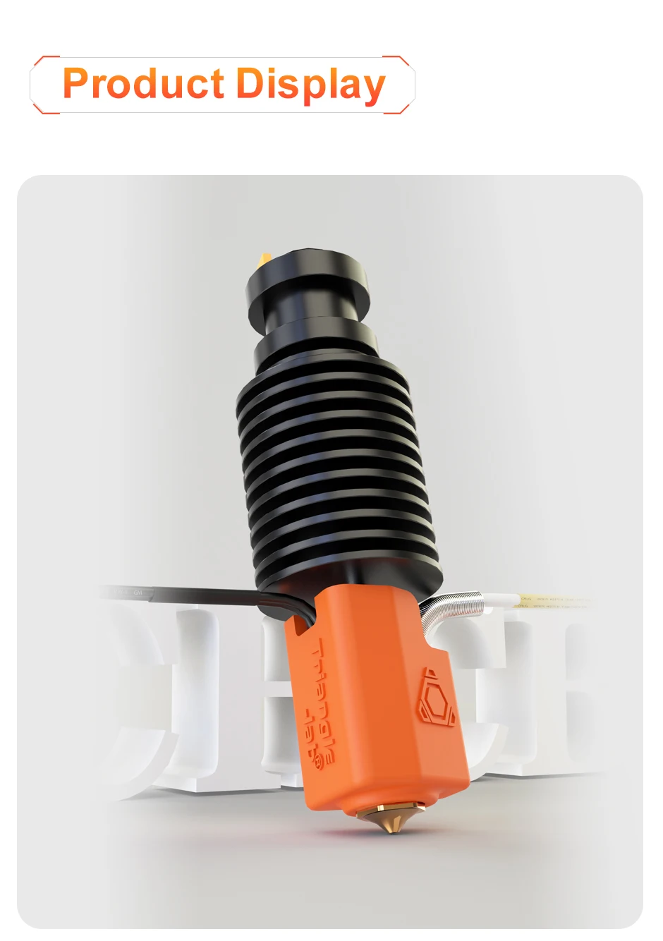 Trianglelab CHCB-V TD6 TD6S Keramik-Heizkern & Tun-Düse für DDE Direktantrieb-Extruder Volcano Hotend Prusa VORON – Detail 10
