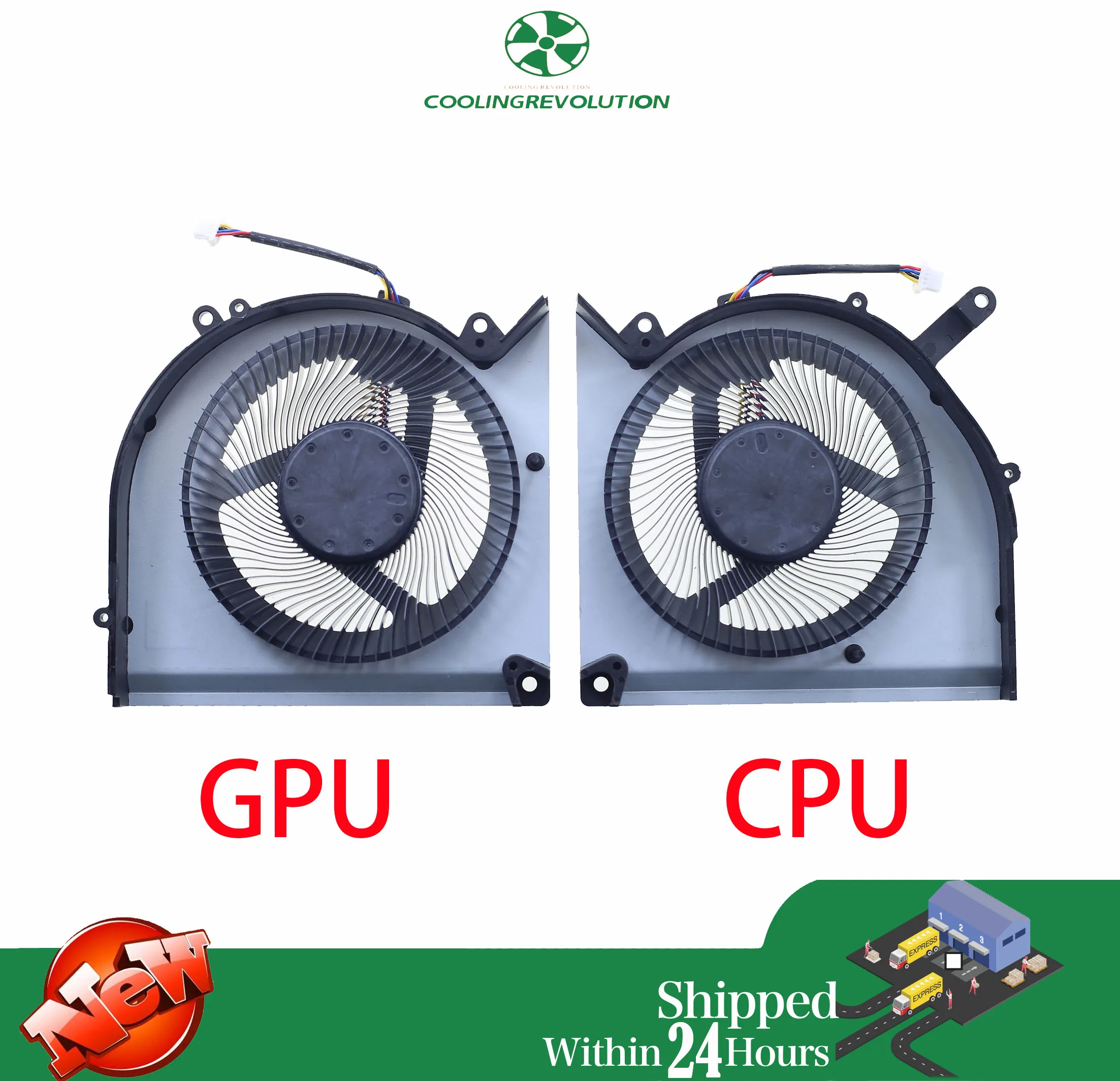 Laptop CPU GPU Cooling Fan for MSI Raider A18 HX R9-9955HX3D RTX 5080 5090 PABD18010SH