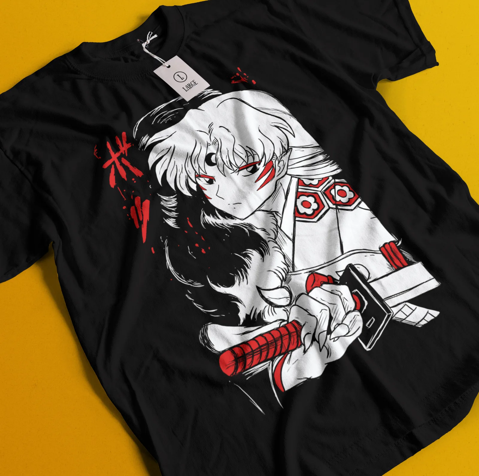 

Inuyasha Shirt Sesshomaru Tshirt Kagome Higurashi T-Shirt Miroku Tee Naraku Koga