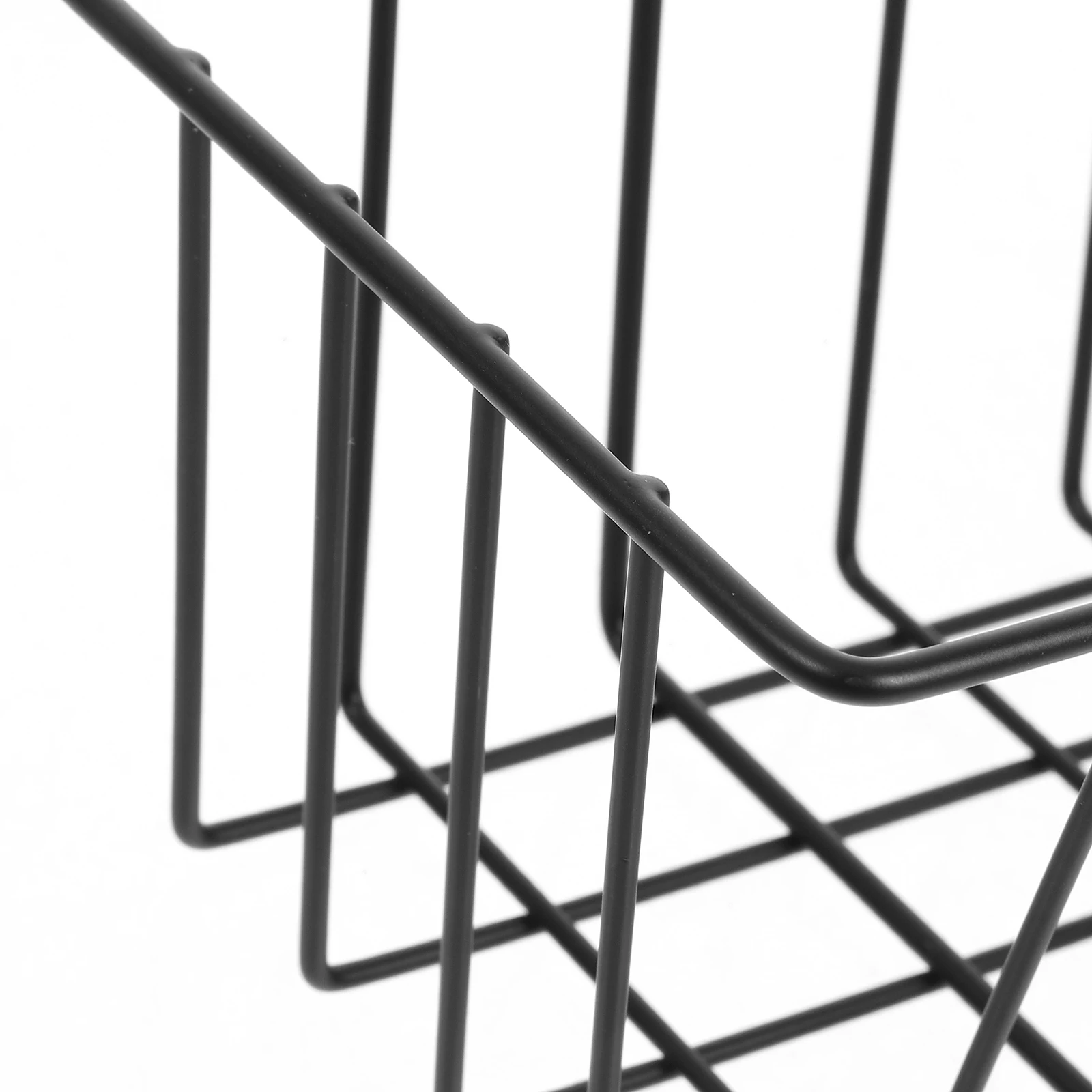 

Hanging Basket Storage Wire Baskets Kitchen Small Metal Iron Black Water Resistant Bathroom Toiletries Rack Shower