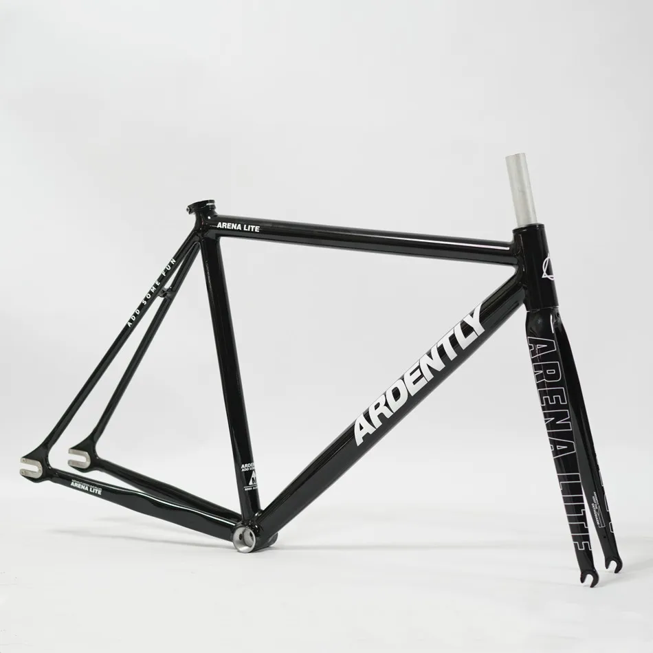 Ardently Lite Frameset 700C Aluminum Fixed Gear Frame & Fork Track Fixie Bike 50CM 52.5CM 55CM Single Speed Bicycle Parts