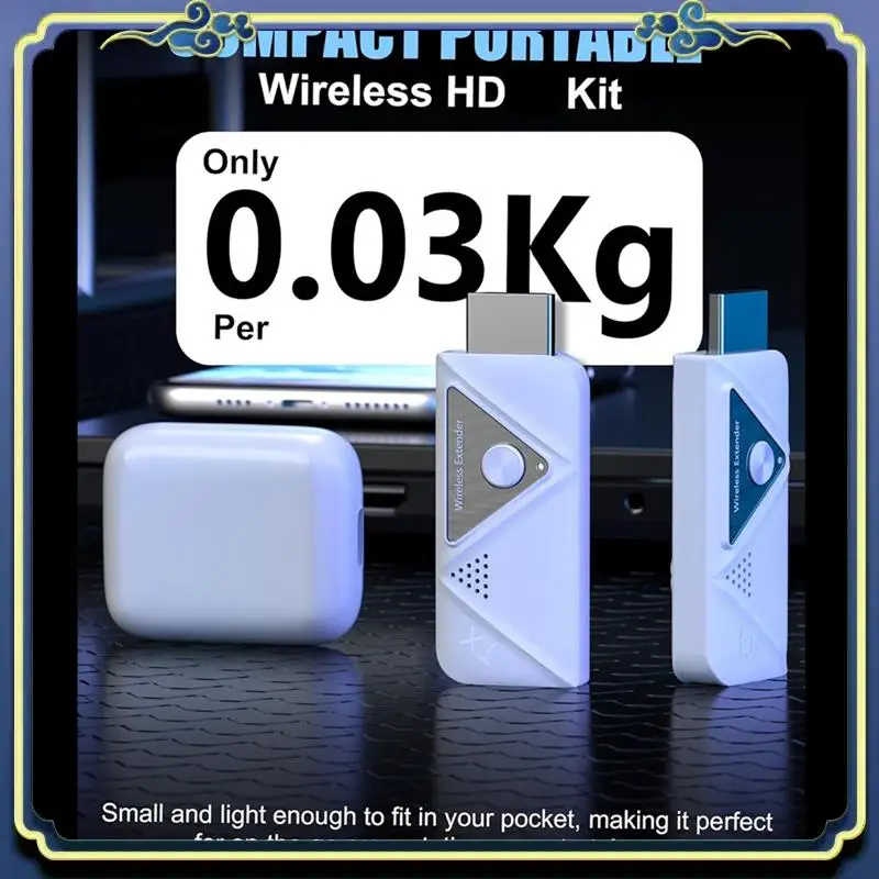 

A86P-Wireless -Compatible Transmitter And Receiver Wireless Extender Support 2.4/5G For Streaming Laptop/Pc/Tv Box