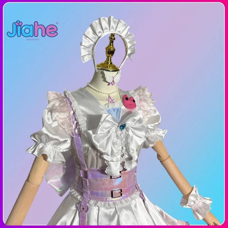 

KAngel Rain Ame NEEDY GIRL OVERDOSE cosplay Magical Girl costume Halloween Party Lolita Dress Wig Time Accessories Women's Set