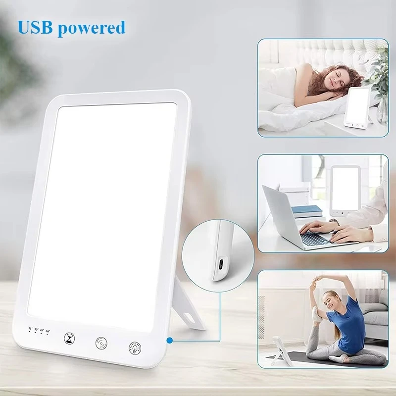 Wholesale Daylight Sad Lamp 10000 Lux Light Therapy Holiday Lighting Smart Home Light Therapy Lamp
