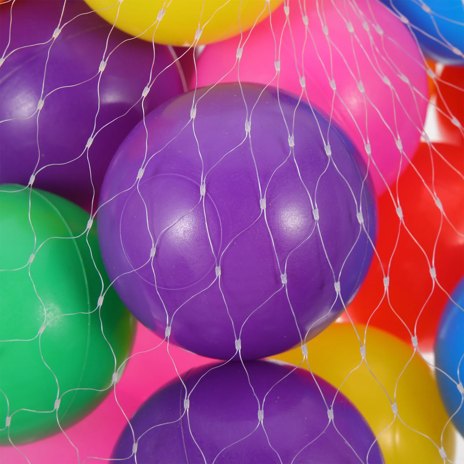 50Pcs Round Plastic Balls Colorful Ocean Balls for Ball Pits Crush Resistant Play Tent Bounce House Activity Gift