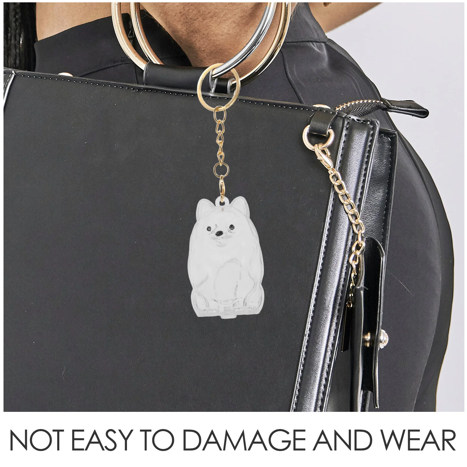 2 قطعة صندوق تذكار شعر الكلب زجاجة بلاستيكية شفافة جرو المفاتيح التذكارية ملحقات الحيوانات الأليفة المنظم التخزين المحمولة