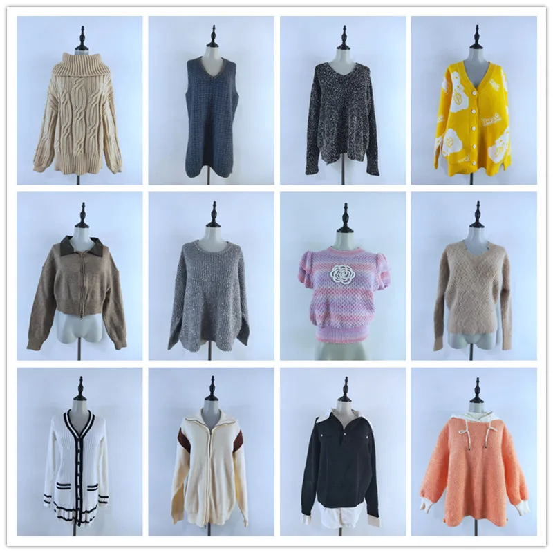 

Vintage Warm Casual Commute Sweater Unique Design Not Repeating Faionable Versatile Loose Fit Long Sve Plant Floral Pattern