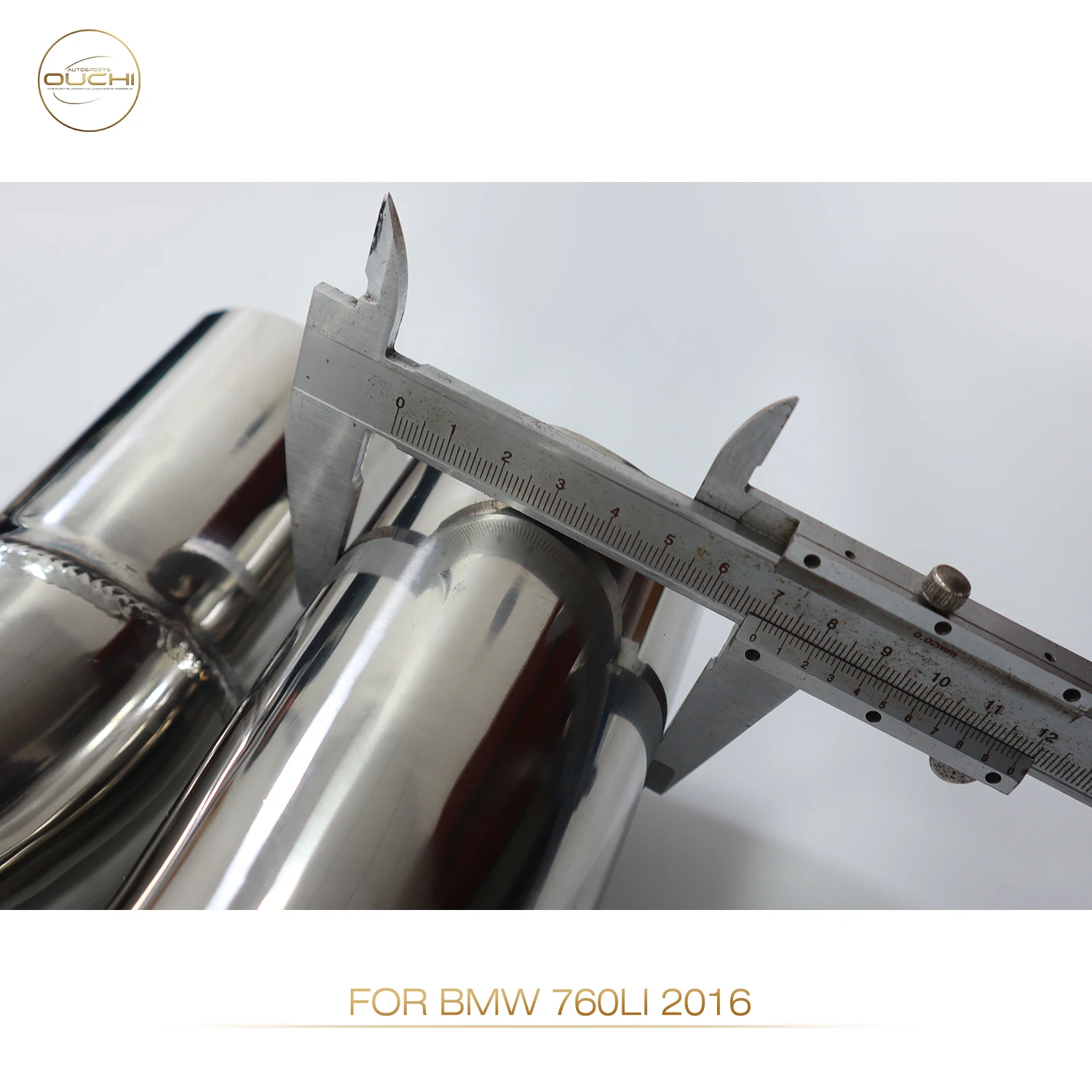 

OUCHI Factory Direct Sales Stainless Steel High Performance Catback For BMW 760LI 2016 OUCHI OEM Valve Muffler Auto Parts