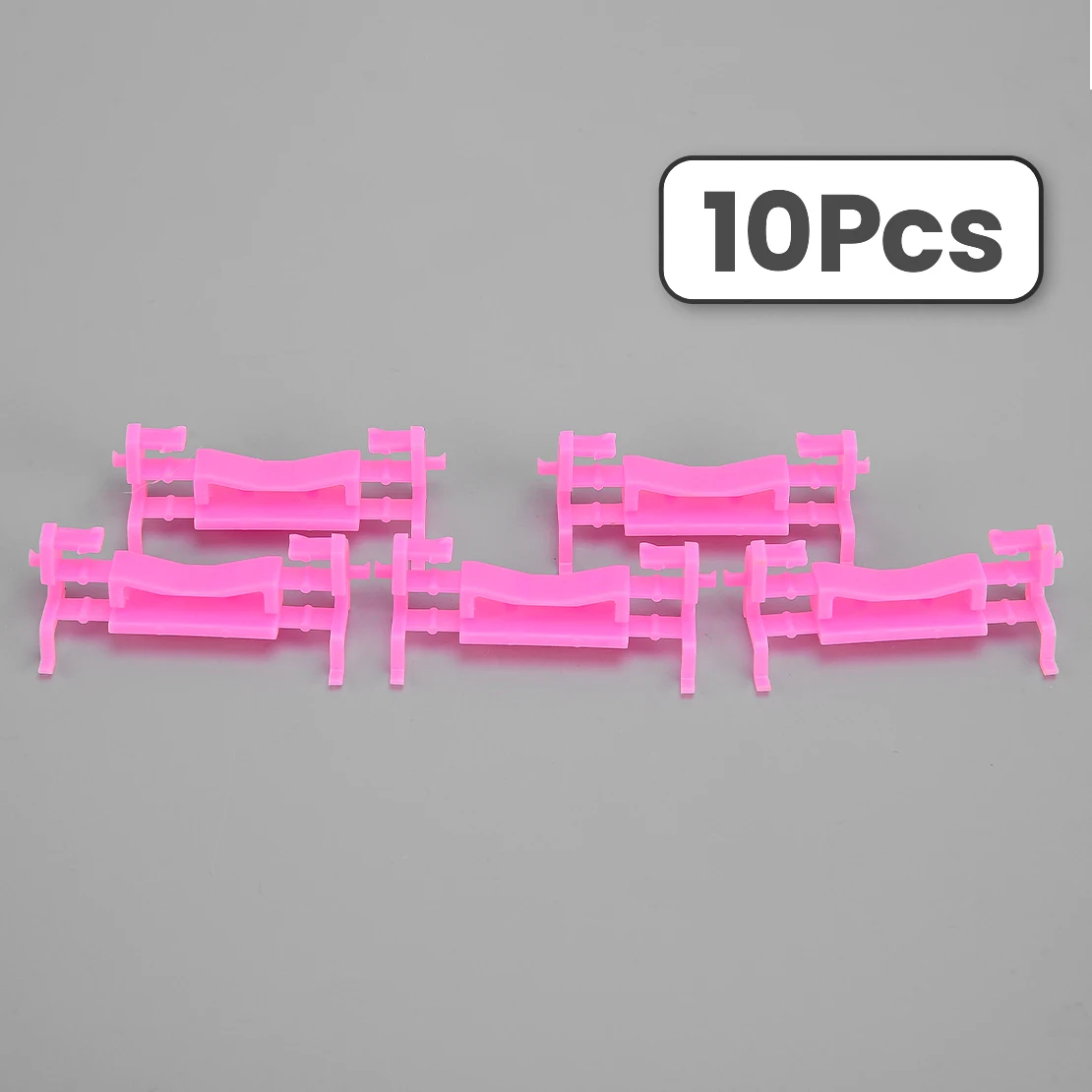 

7403A143 10Pcs/set Roof Molding Clip Fastener Retainer Fit for Mitsubishi Lancer Outlander Sport 2011-2017 Pink Plastic