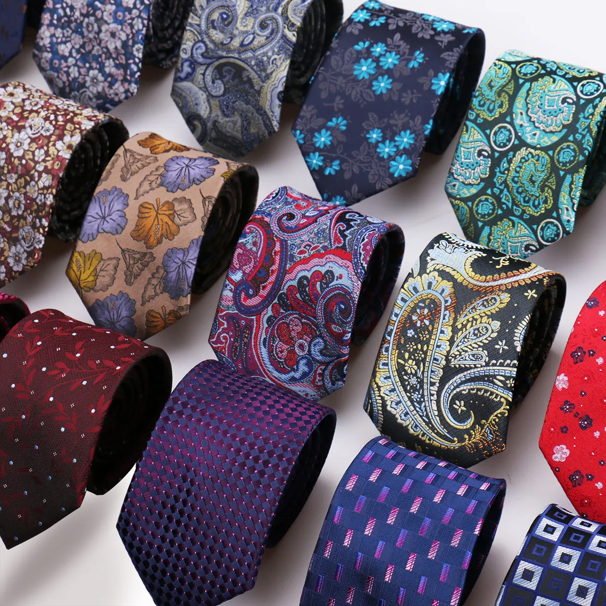 GLOGLOW Juego De Corbata Para Hombre: Estampado Clásico Y Accesorios Completo En Caja De Regalo