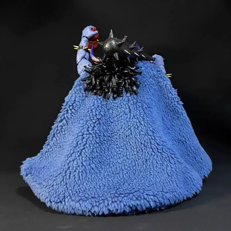 1/12 스케일 남성 군인 만화 캐릭터 블루 윈드 브레이커 코트 망토 의류 모델 6 ''Shf 장난감 피규어 바디 DIY